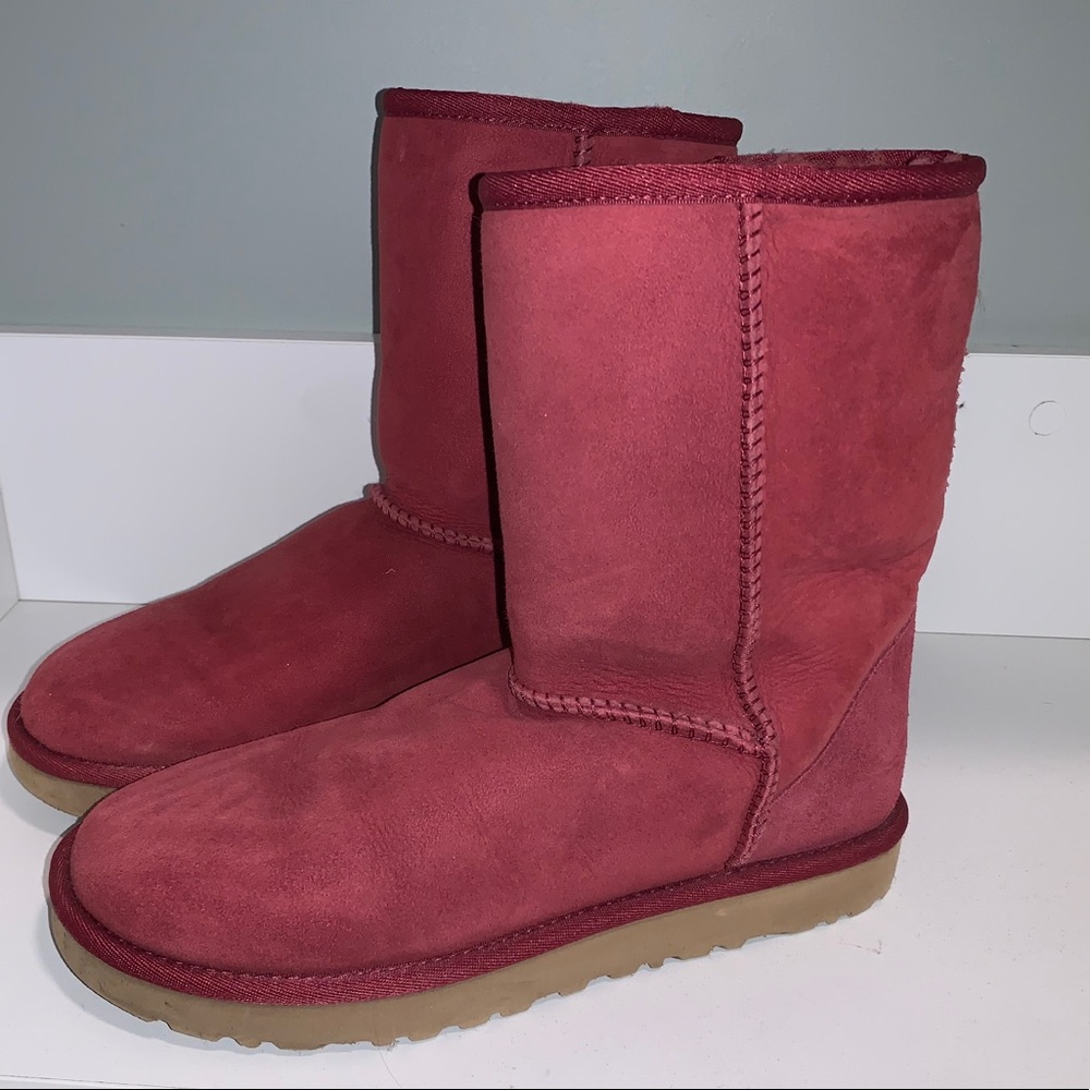 Burgundy/mauve Ugg Boots